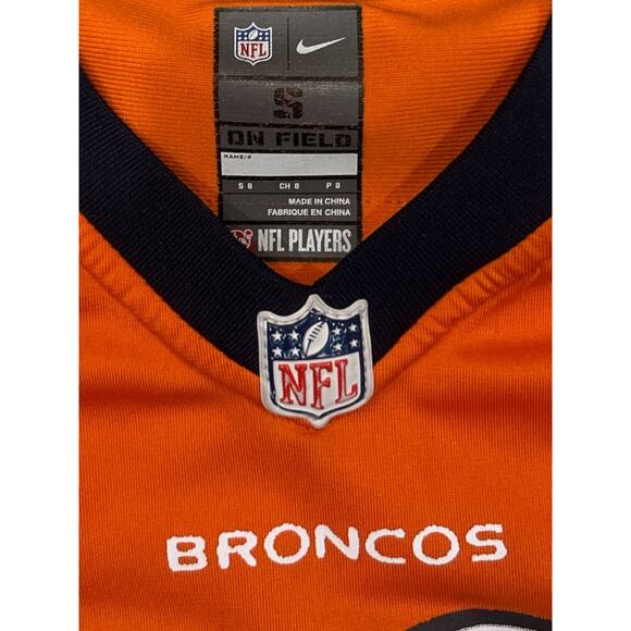 Youth Nike On Field Denver Broncos Peyton Manning 18 Orange Jersey Size Small - Picture 2 of 3